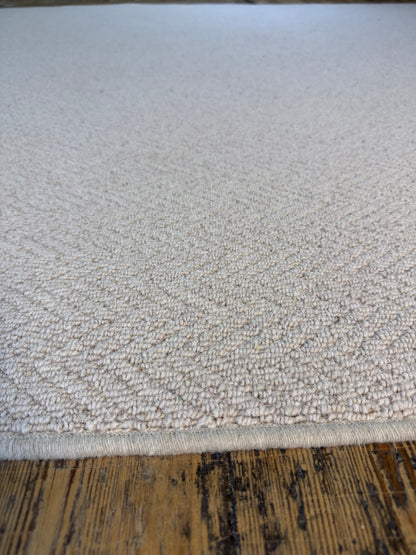 Oxford tone herringbone 100% wool rug 242cm x 300cm