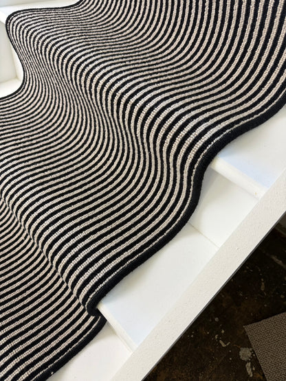 Oreo 100% wool stairs runner 12 steps