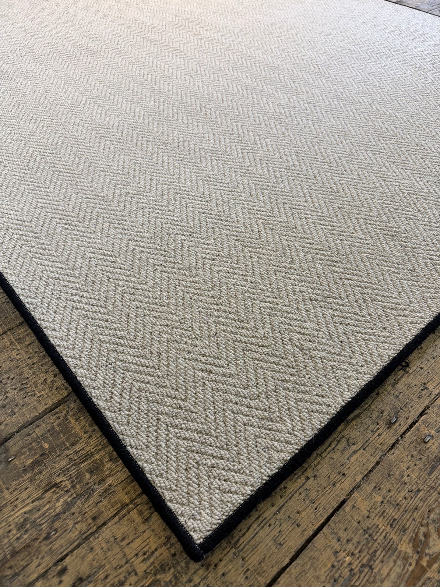 Harvest Herringbone 100% wool rug 200cm x 283cm