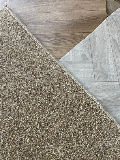 Light brown beige fleck hallway runner - Custom size