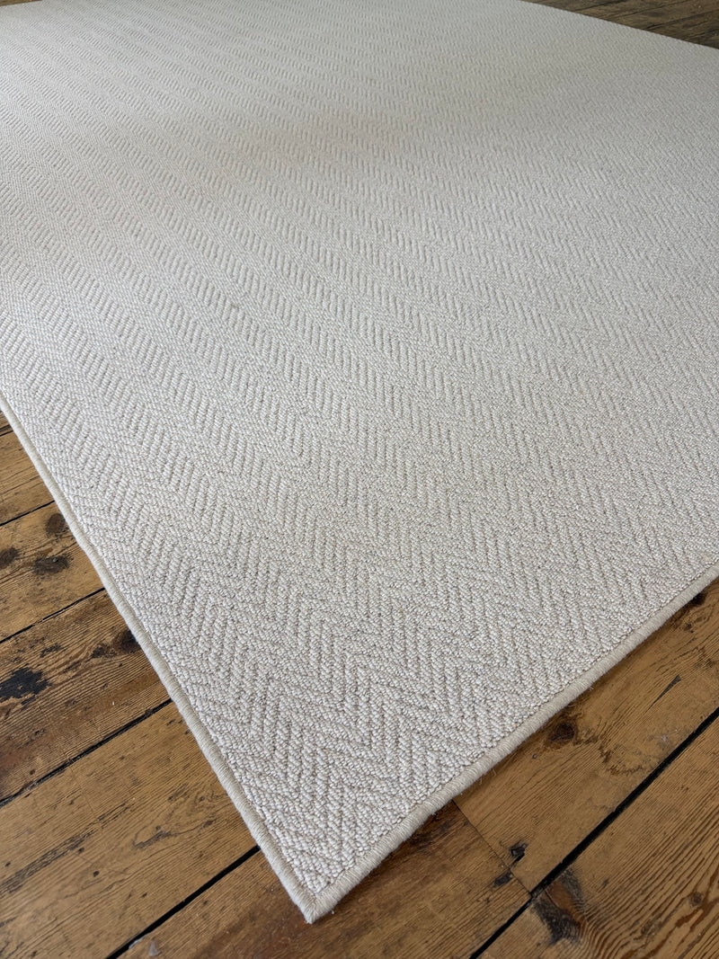 Aran Herringbone 100% wool rug 248cm x 338cm