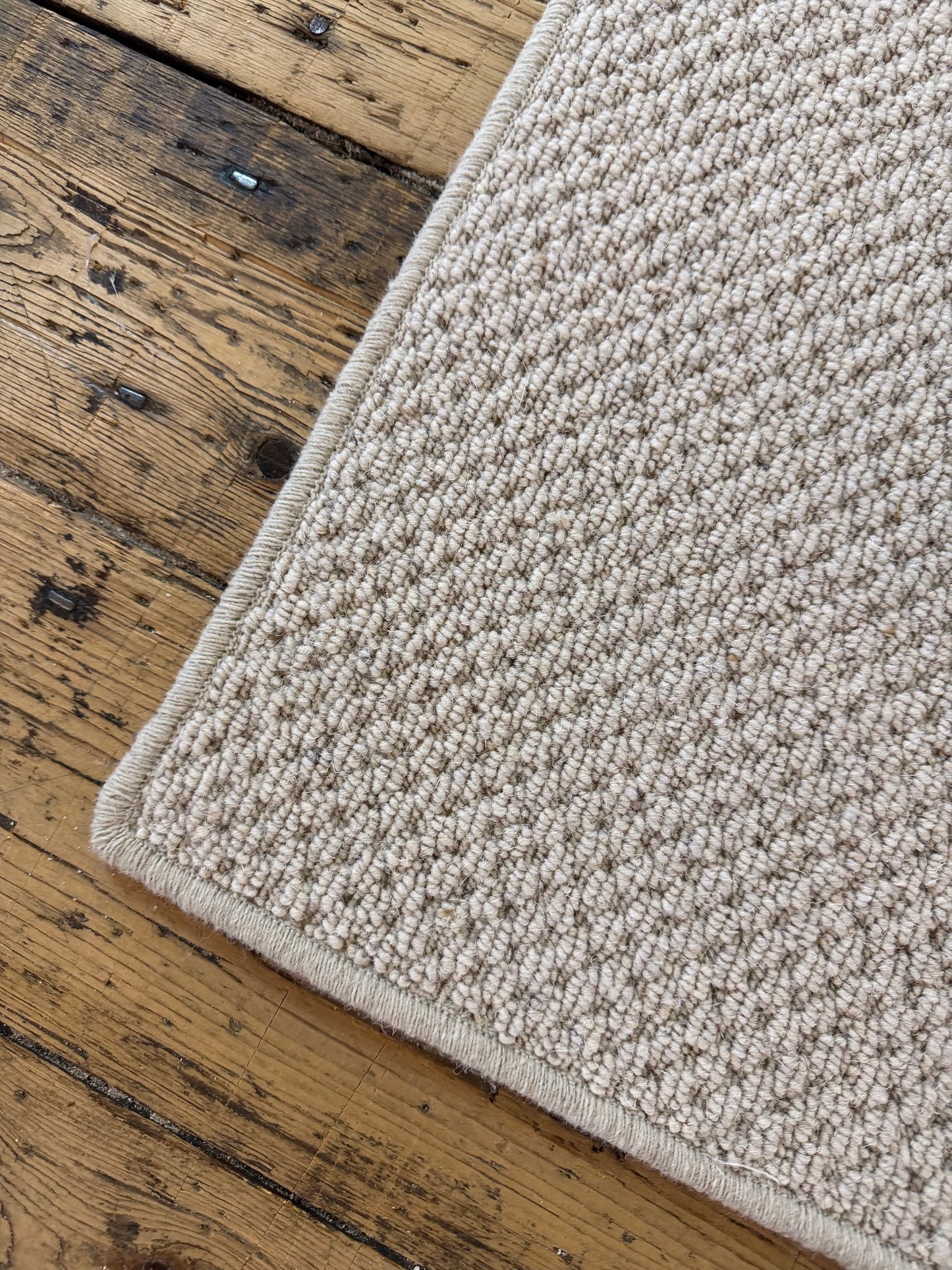Oxford beige 100% hallway runner 64cm x 278cm