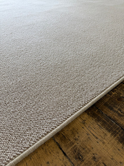 Coffee&cream 100% wool rug 227cm x 326cm