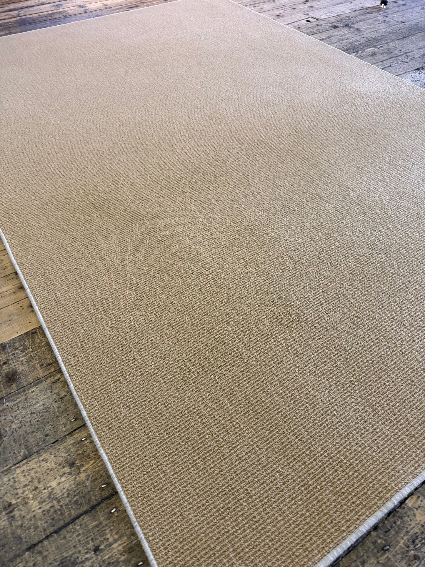 Rustic orange 100% wool rug 200cm x 300cm
