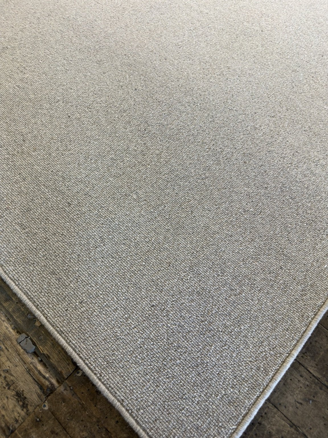 Oatcake 100% wool rug 208cm x 378cm