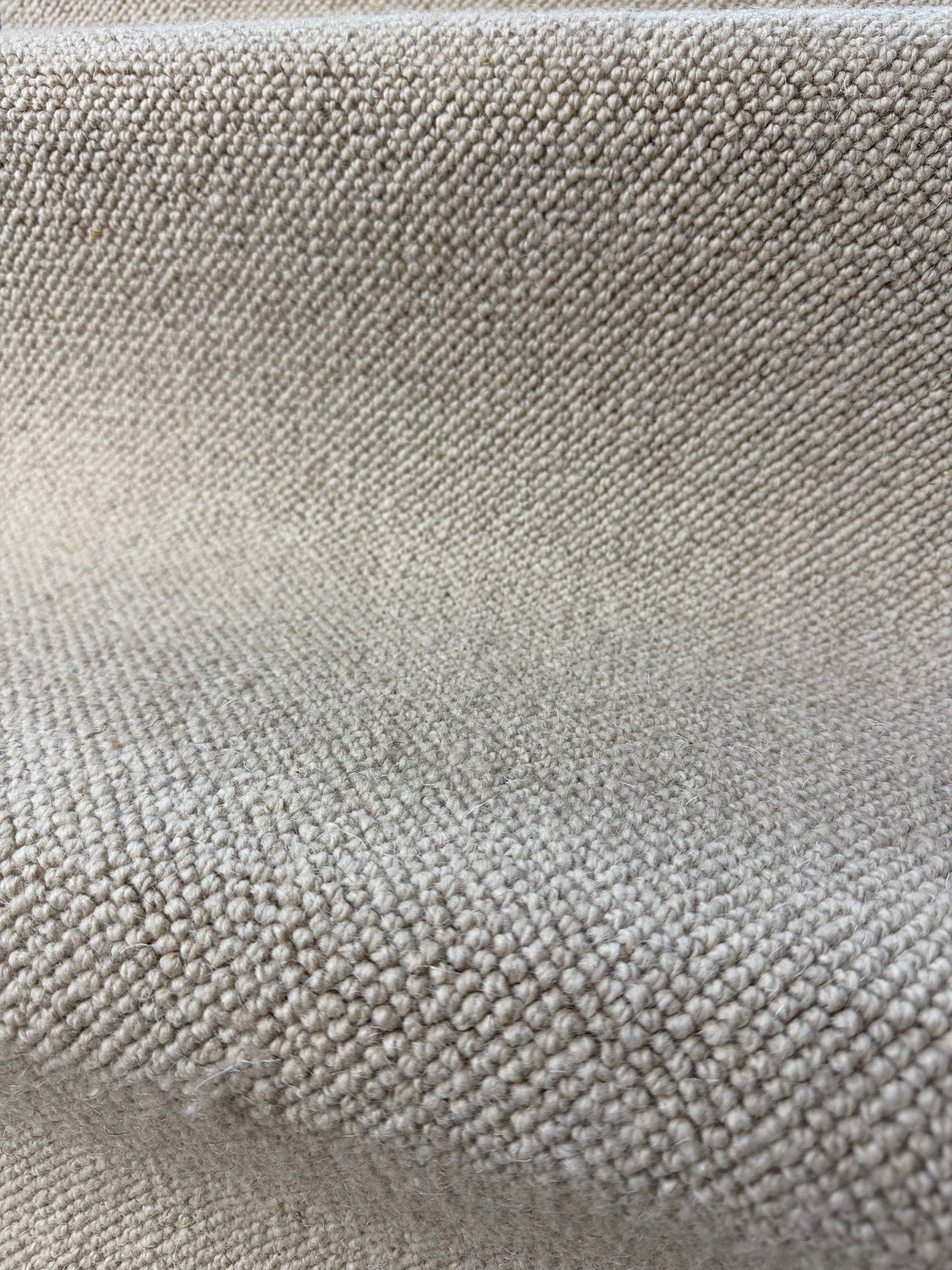 Flax 100% wool stairs runner 13 steps