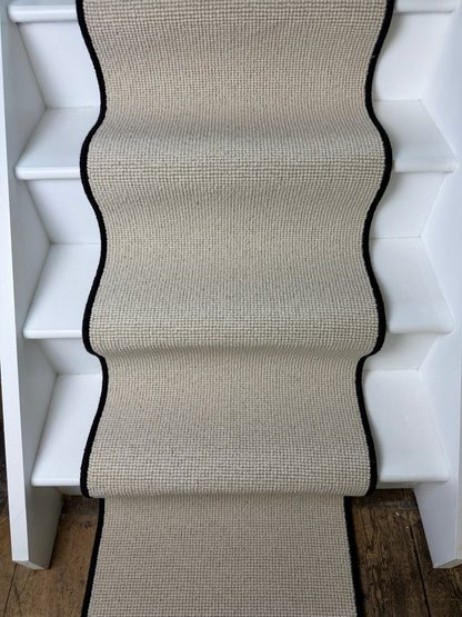 Whisper 100% wool stairs runner 13 steps