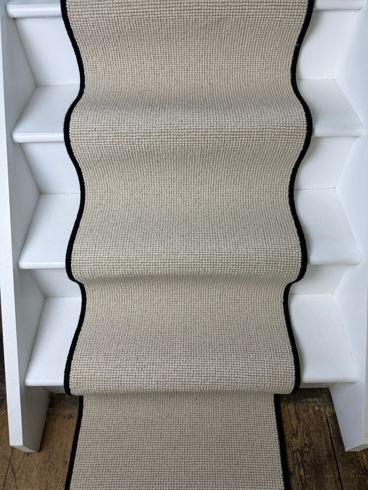 Whisper 100% wool stairs runner 13 steps