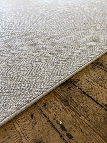 Aran Herringbone 100% wool rug 248cm x 338cm
