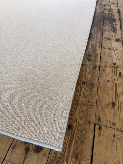 Biscuit 100% wool rug 200cm x 300cm