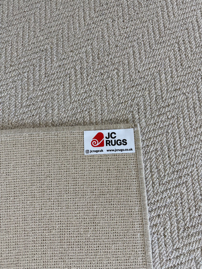 Aran Herringbone 100% wool rug 248cm x 338cm