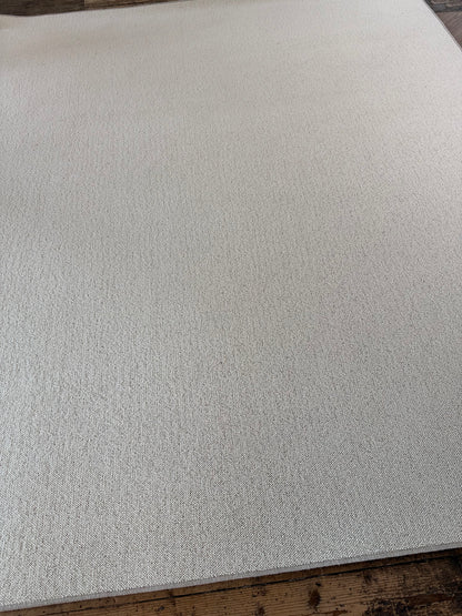 Blanc ivorie 100% wool rug 284cm x 338cm