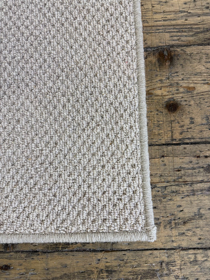 Oxford beige 100% wool rug 170cm x 278cm