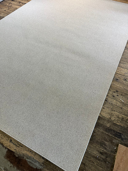 Oatcake 100% wool rug 279cm x 416cm