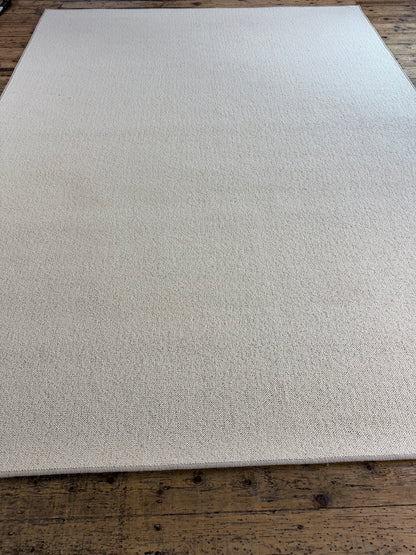 Blanc ivoire 100% wool rug 250cm x 337cm