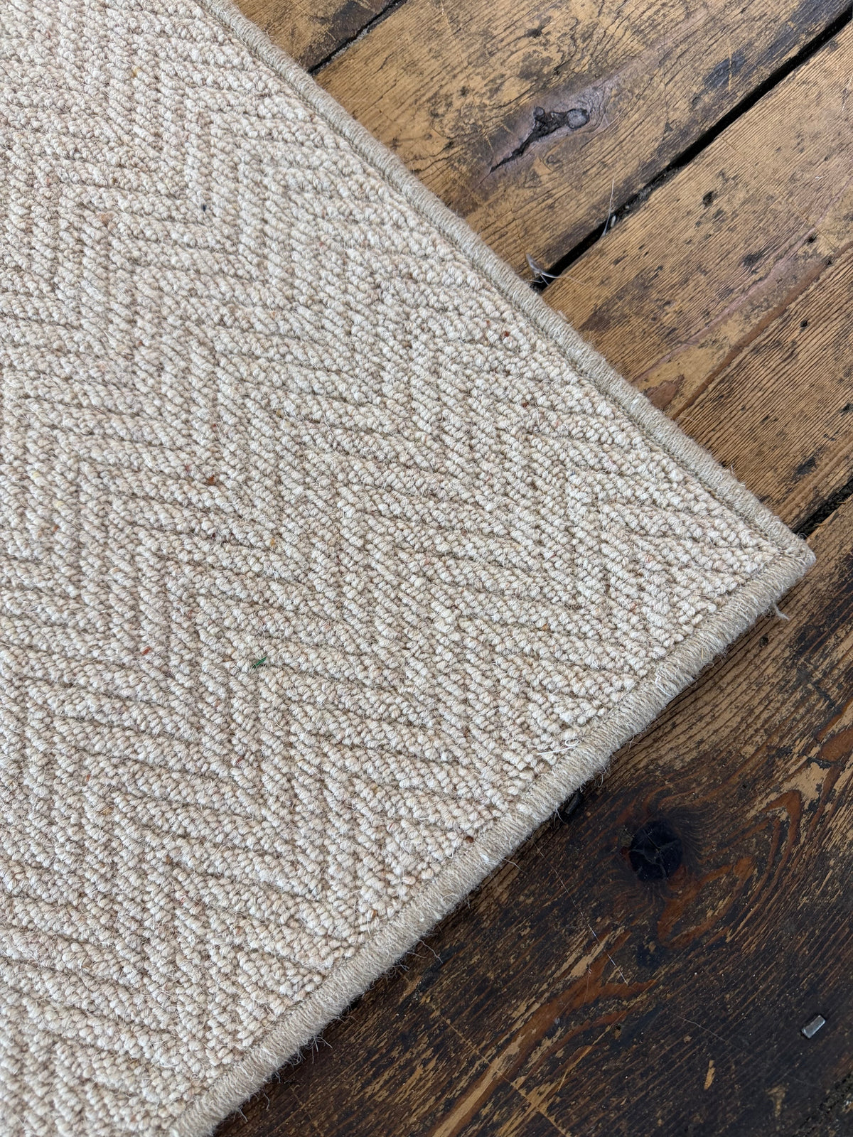 Pine Herringbone 100% wool rug 173cm x 280cm