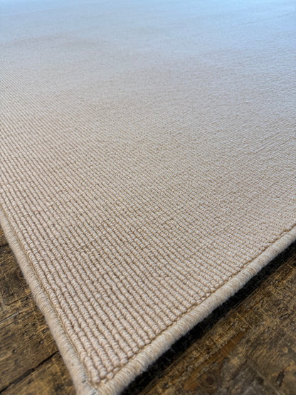 Champagne 100% wool rug 210cm x 300cm