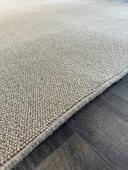 Flax 100% wool rug 200cm x 304cm