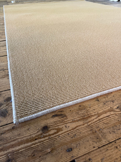 Rustic orange 100% wool rug 200cm x 300cm