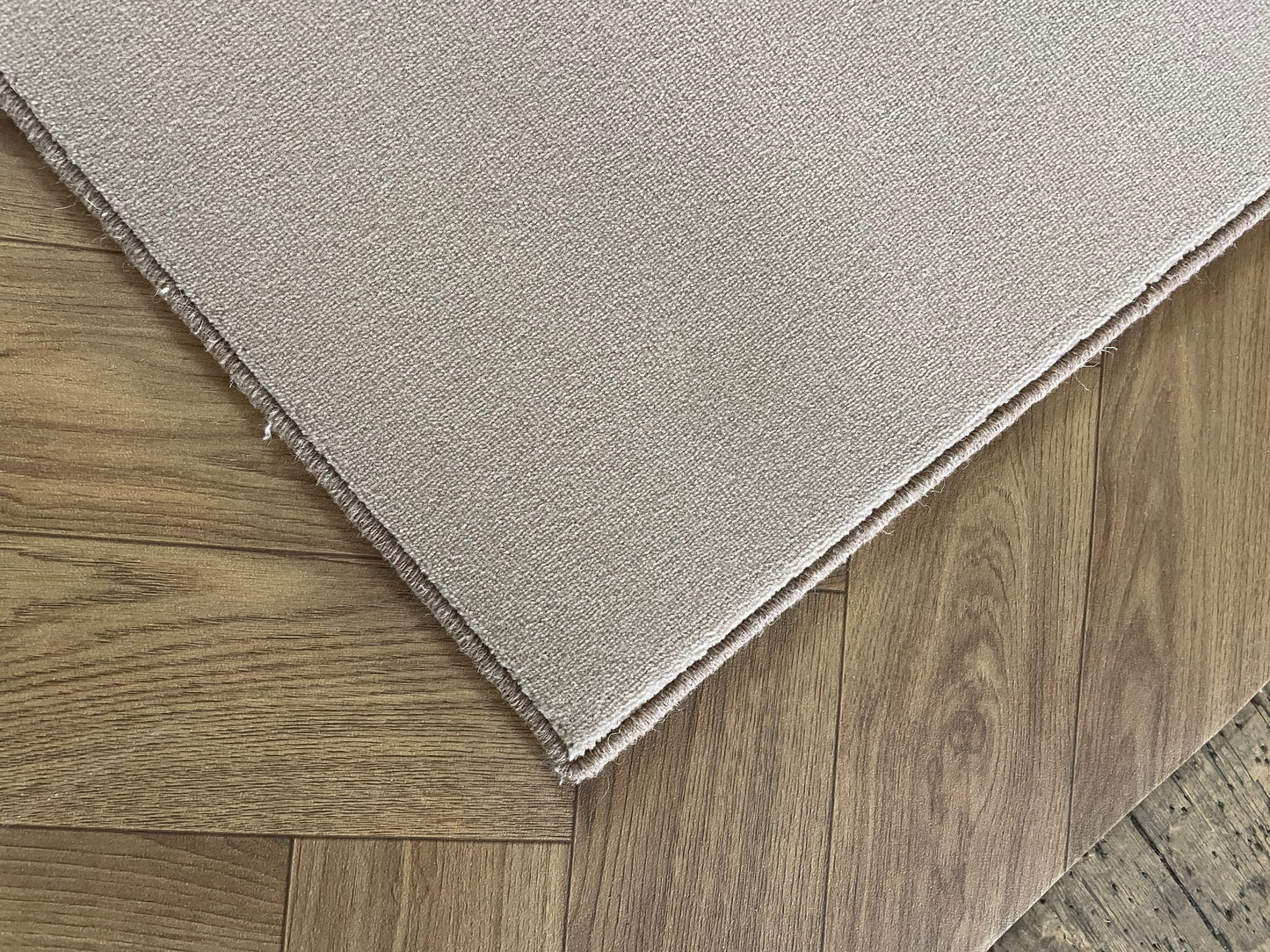 Luxury Velvet Mink Linen wool rug