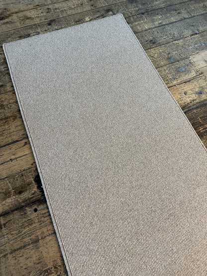 Fawn 100% wool hallway runner 80cm x 231cm