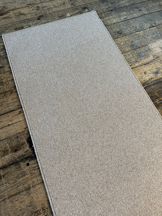 Fawn 100% wool hallway runner 80cm x 231cm