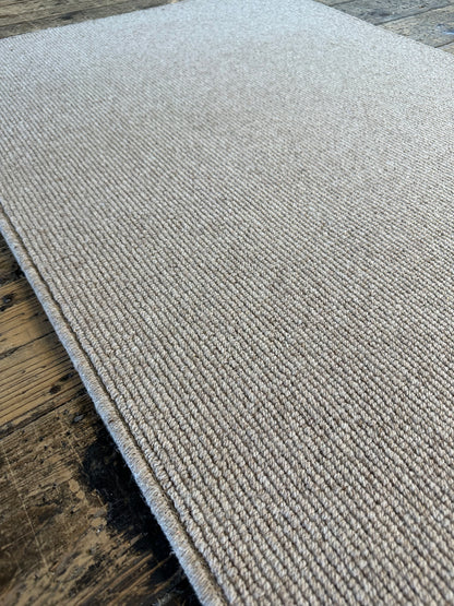 Fawn 100% wool hallway runner 80cm x 231cm