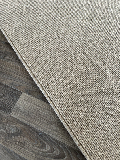 Fawn 100% wool hallway runner 80cm x 231cm