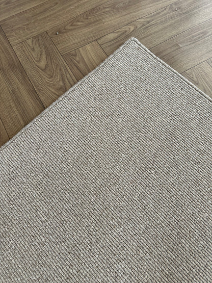 Fawn 100% wool hallway runner 80cm x 231cm