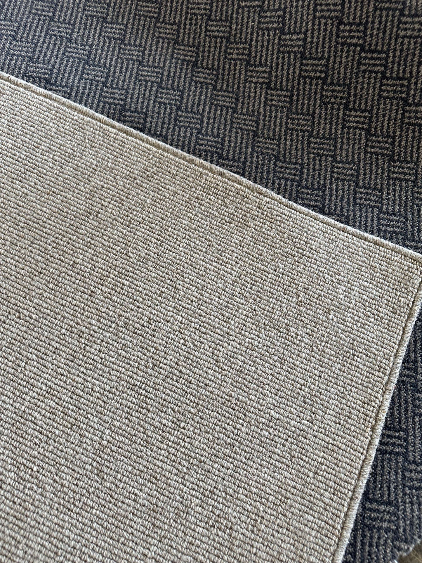Fawn 100% wool hallway runner 80cm x 231cm