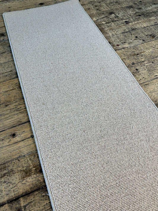 Irish Cream 100% wool runner 70cm x 236cm