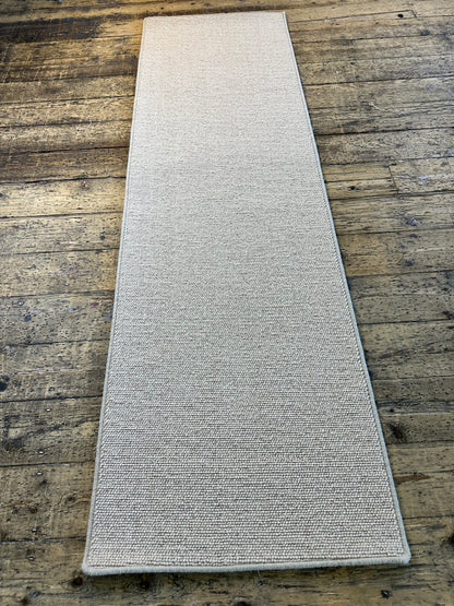 Irish Cream 100% wool runner 70cm x 236cm